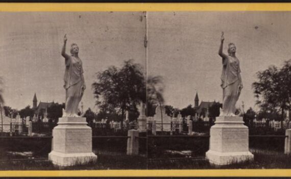 Michael Angelo Bapetti's Monument in Calvary Cemetery in Queens
