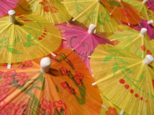 Colorful Paper Drink Umbrellas